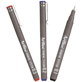 Resim Artline 231 Mavi Çizim Kalemi 0.1 