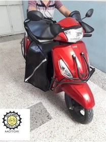 Resim Scooter Motorsiklet El Koruma Rüzgarlık++ Diz Örtüsü Birlikte Set (455923087) 