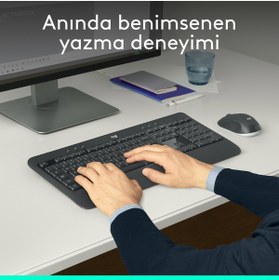 Resim Logitech MK540 ADVANCED Kablosuz Türkçe Klavye Mouse Seti - Siyah 