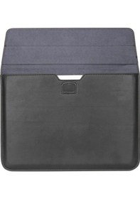 Resim Apple Uyumlu MacBook Air M2 13.6 Inç 2022 M2 Çip A2681 Çanta Pu Deri Stantlı Şık Tasarım Kılıf 