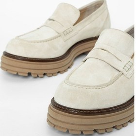 Resim Valmenti Kadın Bej Süet Deri Loafer Ayakkabı 33 52107 Bn Ayk Sk23/24 Bej 