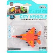 4 Renkli Savaşçı Çek Bırak Turuncu Uçak