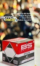 Resim Kymco 125 Agility 125 Like / Lx 125 Super 8 People 125 Super 8 Uyumlu Bs Battery Btx7a-bs Motosiklet 