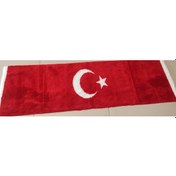 Resim PELUŞ TÜRK BAYRAĞI TORPİDO ÖRTÜSÜ 
