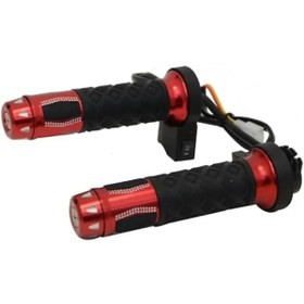 Resim moto aura ELCIK ISITMA 2 KADEMELİ TAKIM KIRMIZI 