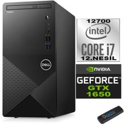 Resim Dell Vostro 3910 mt Intel Core I7 12700 32GB 512GB SSD Ubuntu Nvidia Nvidia GTX1650-4GB Masaüstü Bilgisayar N3910GTX1650U17 + Zetta USB Bellek 