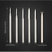 Resim Fochsia 6'lı Hss Oyma Kalem Seti 2.35 Mm Saplı Gravür Ve Kaligrafi Aleti 