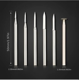 Resim Fochsia 6'lı Hss Oyma Kalem Seti 2.35 Mm Saplı Gravür Ve Kaligrafi Aleti 