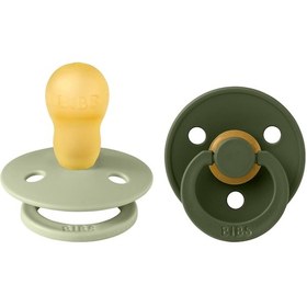 Resim Bibs Colour İkili Kauçuk Emzik- Sage/hunter Green 18+ Ay Gold - Pembe 