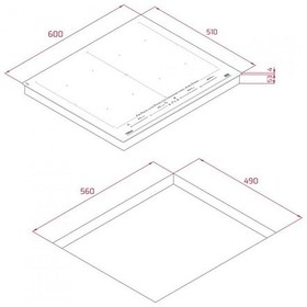 Resim Teka IZF 68700 MST BK Ankastre Cam Seramik İndüksiyonlu Ocak 112500037 