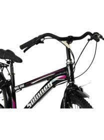 Resim Corelli Spınney WX200 26" Jant 21 Vites V Fren 16" Alüminyum Kadro Siyah Pembe Beyaz Kadın Şehir Bisikleti 