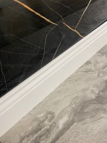 Resim 8 Cm Cenova Lake Beyaz Pvc Kaplama Parke Süpürgelik 