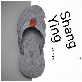 Resim Snapbuy Parmak Arası Terlik Erkek Yaz Yeni Gündelik Parmak Arası Terlik Erkek Sandalet Dış Giyim Kaymaz Plaj Sandaletleri Gri 