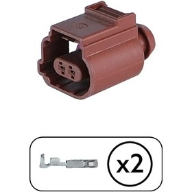 Resim Volkswagen Hararet Müşürü Soketi 2 Pin Kablosuz 