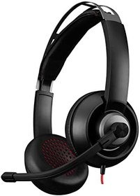 Resim RAMPAGE SNOPY SN-C01 3.5mm Stereo Ofis-Call Center-Toplantı Siyah Profesyonel Mikrofon+Kulaklik 