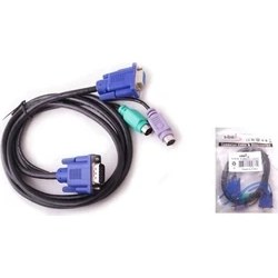 Resim S-Link Sl-Kw10 Vga F To Vga+2Ps2 M Kwm 1.5M Kablosu 