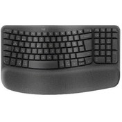 Resim Logitech Wave Keys Kablosuz Klavye Q TR Siyah 920-012311 