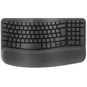 Resim Logitech Wave Keys Kablosuz Klavye Q TR Siyah 920-012311 