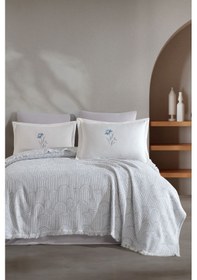 Resim Elart Sunrise Battaniye Seti Tek Kişilik 4 Parça Gri Gri 