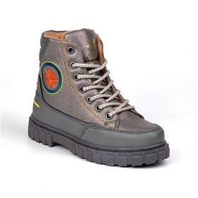 Resim Erkek Çocuk Platin Oranj İçi Kürklü Termo Taban Suya Soğuğa Dayanıklı Günlük Rahat Bot Platin 