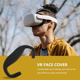 Resim Levemolo Cushion And Hindbrain Mat Sweatproof Pad Soft Skin-friendly VR Gaming Accessory Compatible With Pimax Crystal For Enhanced Immersion 