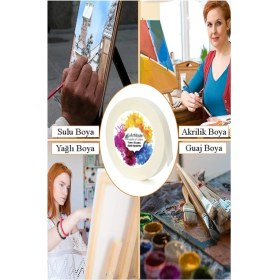 Resim ArtMaster Kağıt Bant Maskeleme Bandı 9 mm 25 Metre 6 Adet Boya Bantı Maskeleme Kağıt Bant Duvar Yağlı Boya Badana Genel Amaç 