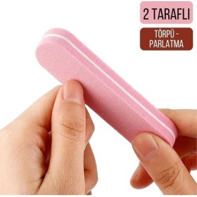 Resim MiraLive Mini Tırnak Törpü ve Parlatma Blok Sünger 2 Yüzey 717827 