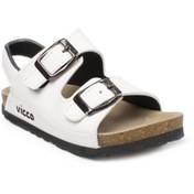 Resim Vicco 321.b22y177 Jimmy Bebe Beyaz Erkek Çocuk Sandalet 