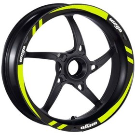 Resim Tvs Wego 110 2012 22 Uyumlu Flo Sarı Jant Şeridi 