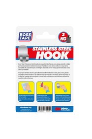 Resim Genel Markalar Paslanmaz Çelik Gövde Inox 2'li Banyo Mutfak Duvar Askısı 