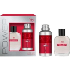 Resim Rebul Power Erkek Parfüm EDT 50 ML + Power Erkek Sprey Deodorant 150 ML 