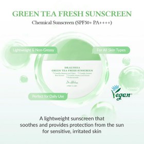 Resim Dr. Althea - Green Tea Fresh Sunscreen (Stres Karşıtı Yeşil Çay Suyu ve 7 Tip Centella İçeren Güneş Koruyucu) 45ml 