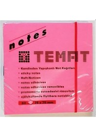 Resim Postit 75X75 Pembe Not Kağıdı 