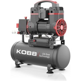 Resim Kobb KBK8S 1.2 Hp 8 L 8 Bar Yağsız Sessiz Taşınabilir Hava Kompresörü 