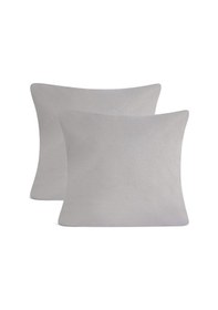 Resim 2 Adet Micro Yastık Kılıfı 80x80 Cm Gri 