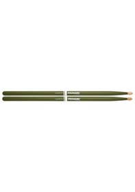 Resim Promark Tx5aw-green 5a Hickory Wood Tip Baget Yeşil Renkli Ka 