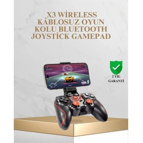 Resim Bluetooth Kablosuz Oyun Kolu – Android iPhone Pc Uyumlu 