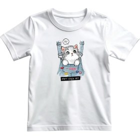 Resim Anne Kız Kombin Baskılı Mor Tişört - %100 Pamuk, Rahat Kalıp, Günlük Şık T-Shirt 