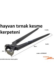 Resim Yıldırım Nalbur Nalbant Hayvan Tirnak Kesme Kerpeteni At Tirnaği Keski̇si̇ Beygi̇r Tirnak Pensesi̇ 