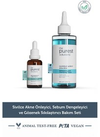 Resim The Purest Solutions Sivilce Akne Karşıtı Sebum Dengeleme Ve Gözenek Sıkılaştırmaya Yardımcı Bakım Seti 