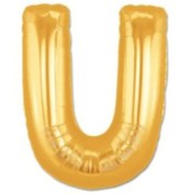 Resim Eco Lounge Altın Sarısı Folyo Harf Balon 1 Metre 