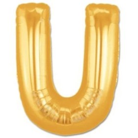 Resim Eco Lounge Altın Sarısı Folyo Harf Balon 1 Metre 