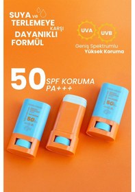 Resim Bade Natural Doğal ve Mineral Filtreli 16 gr 50 Faktör Çocuk Stick Güneş Kremi 
