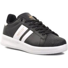 Resim Beverly Hills Polo Club Po-30162 Ss Kadın Spor Ayakkabı Siyah Beyaz 