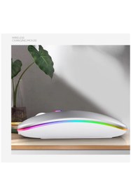 Resim DUHALINE GTX Jaculus V2 10.1" Gaming Tablet İçin Uyumlu RGB LED Işıklı Bluetooth+2.4Ghz Kablosuz Şarjlı Mouse 