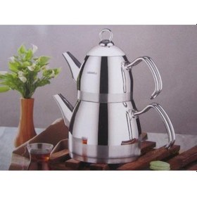 Resim Kahramanlar Roma Mega Boy Çaydanlık Takımı Çelik 