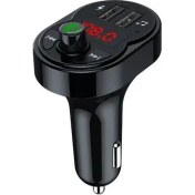 Resim Concord C615 3.1A Çift USB & Şarj Flash Bellek Girişi Bluetooth Fm Transmitter 