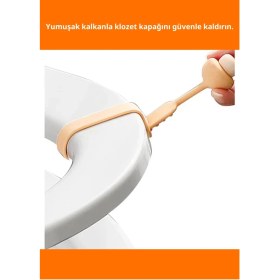 Resim Letsii Estetik Silikon Klozet Kapağı Kaldırma Aparatı 3 Adet 