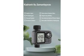 Resim DMC Akıllı Bahçe Sulama Dijital Su Zamanlayıcısı - LCD Ekranlı, Ipx5 Su Geçirmez, Hassas Ayarlı 