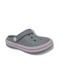 Resim Zerhan Cflex 22233 Kadın Gri Beyaz Pembe Sabo Terlik Sandalet Gri 